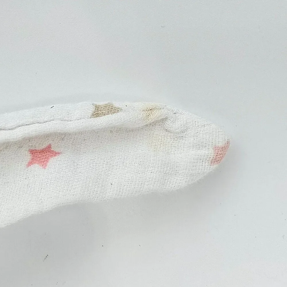 Aden Anais Bunny Lovey Musy Mate Pink Oh My Stars Security Blanket Muslin